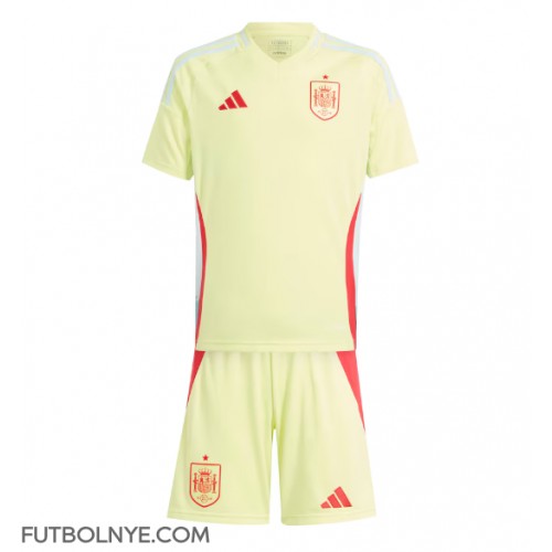 Camiseta España Visitante Equipación para niños Eurocopa 2024 manga corta (+ pantalones cortos)